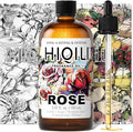 HIQILI Rose Fragrance Oil for Perfume Making, DIY Skin Product - 5.07 Fl Oz