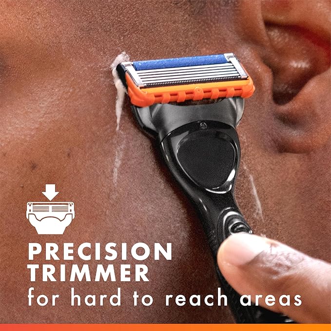 Gillette Fusion5 Power Razor Blade Refills for Men, 8 Count, with Precision Trimmer