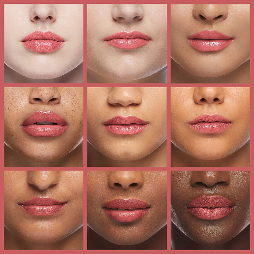 evpct 3Pcs Mauve Neutral Light Rosey Nude Blue Red Matte Liquid Lipstick Lip Stain Sets for Women Long Lasting 24 Hours Lipstick Light Skin labiales matte larga duracion 24 matenhoras originales