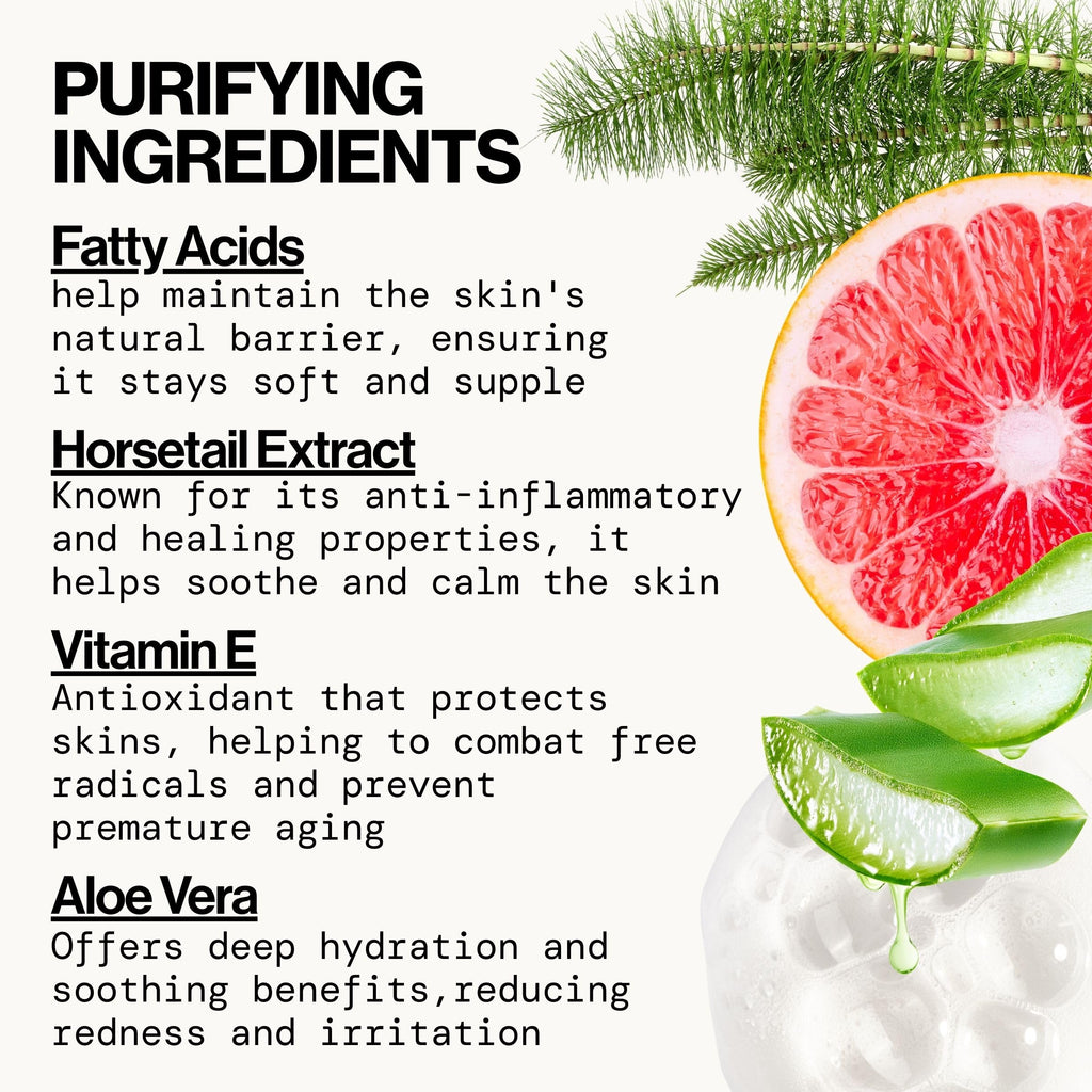 Pacifica Grapefruit Bubbles Gel-to-Foam Cleanser - Gentle Face Wash for Oily & Combination Skin, Helps Remove Excess Oil & Impurities, Helps Brighten, Vegan & Cruelty-Free Formula Dermatologist Tested