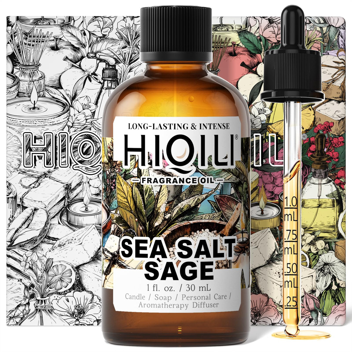 HIQILI Grape Fragrance Oil for Diffusers, Perfume & Room Spray - 5.07 Fl Oz