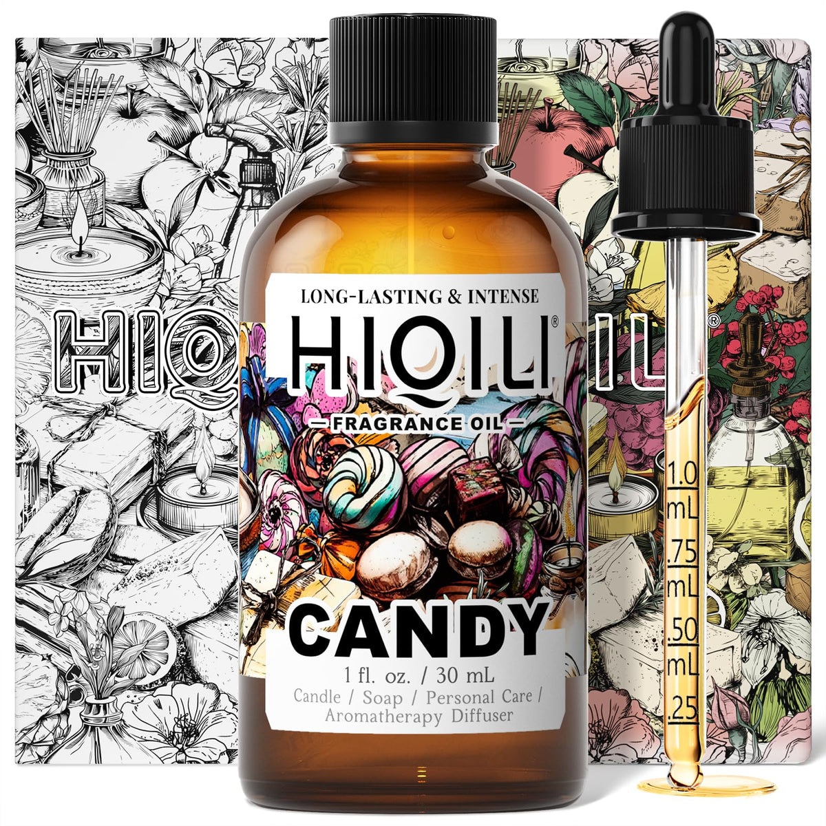 HIQILI Grape Fragrance Oil for Diffusers, Perfume & Room Spray - 5.07 Fl Oz