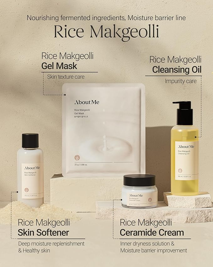 About Me Korean Milky Rice Toner, Makgeolli Ferment, 5.74 fl oz
