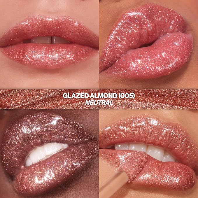 REVLON Super Lustrous Glimmer Gloss, 005 Glazed Almond, 0.13 fl oz