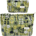 getgto 2 Pcs Makeup Bags, Large Cosmetic Bag Travel Toiletry Bag