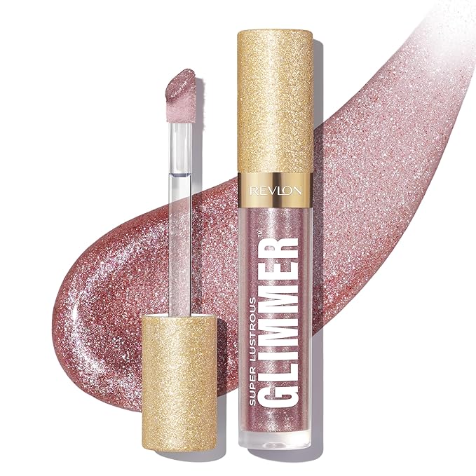 REVLON Super Lustrous Glimmer Gloss, 003 Lavender Lust, 0.13 fl oz