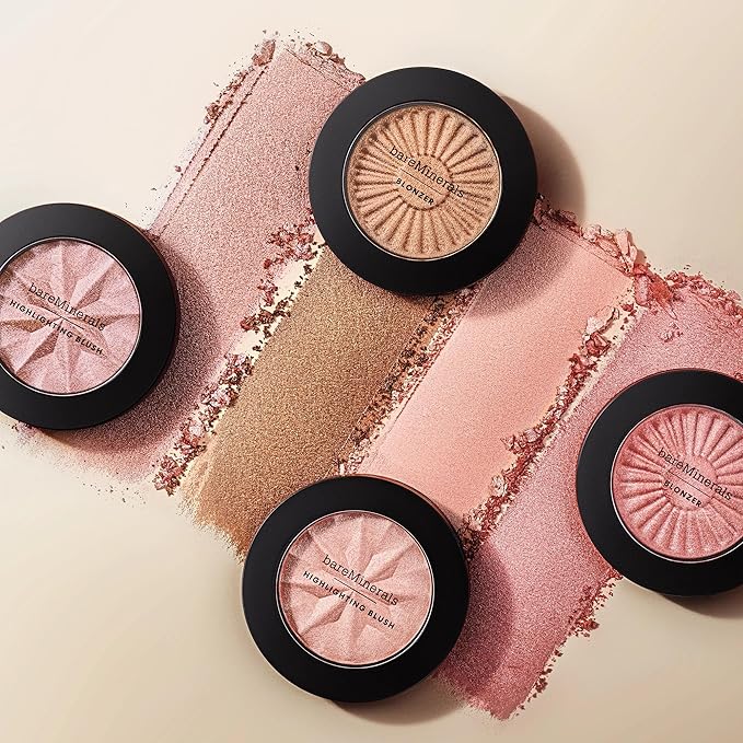 bareMinerals Gen Nude Highlighting Blush, Rose Glow, 3.2g