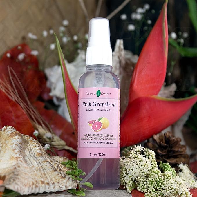 Pink Grapefruit Linen and Room Spray, Citrus Home Fragrance, 4 fl oz
