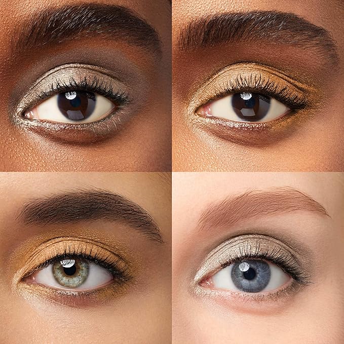 Julep Eyeshadow 101 Crème-to-Powder Duo, Moonlight Metallic/Honey Gold Metallic
