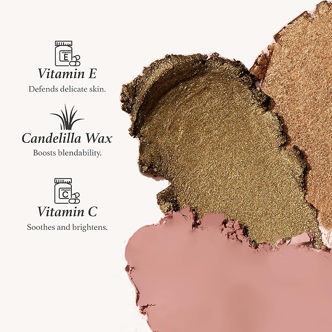 Julep Eyeshadow 101 Crème-to-Powder Duo, Pearl Shimmer and Rose Shimmer