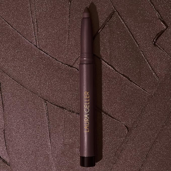 LAURA GELLER NEW YORK Kajal Longwear Kohl Eyeliner Pencil – Royal Quartz – Smooth, Blendable Application, Long-Wearing, Non-Creasing – Infused with Caffeine & Vitamin E – Built-In Sharpener
