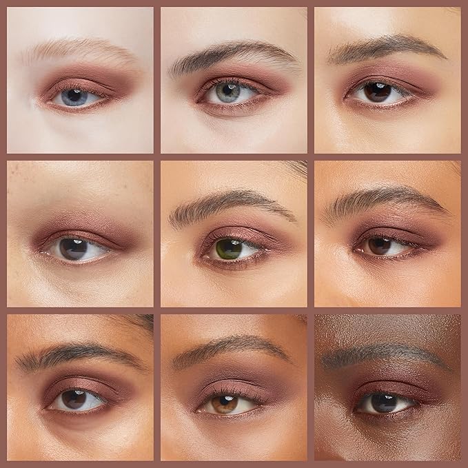 Pure Ziva Warm Plum Matte Dark Mauve Purple Red Pressed Powder Single Vegan Eyeshadow; Talc, Paraben & Cruelty Free