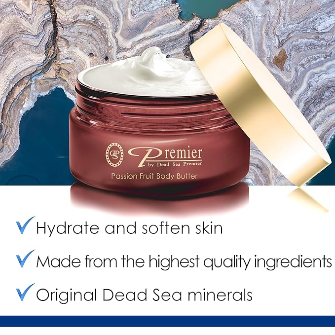 Premier Dead Sea Anti-Aging Body Cream - Passion Fruit 5.95 Fl oz