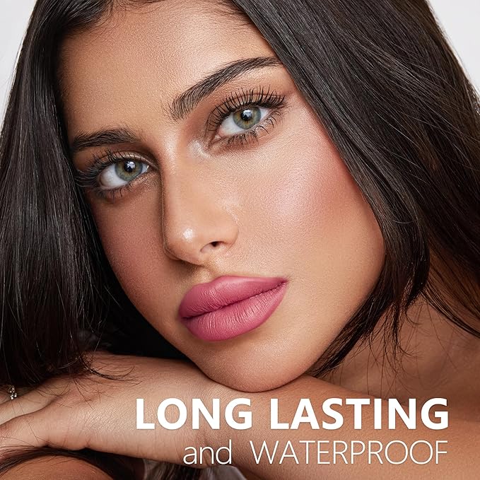 HANLADY Pink Lipstick Long Lasting Lipsticks for Women Smudgeproof