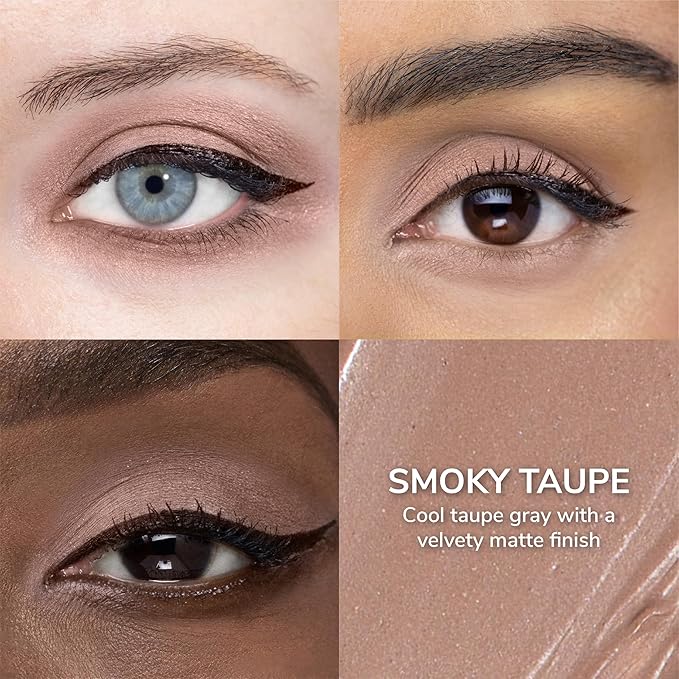SeneGence ShadowSense EyeShadow, Smoky Taupe, 0.14 Oz, Matte Cream to Powder Eyeshadow, Long-Lasting, Anti-Aging, Waterproof, Smudge-Proof Formula for Flawless All-Day Wear
