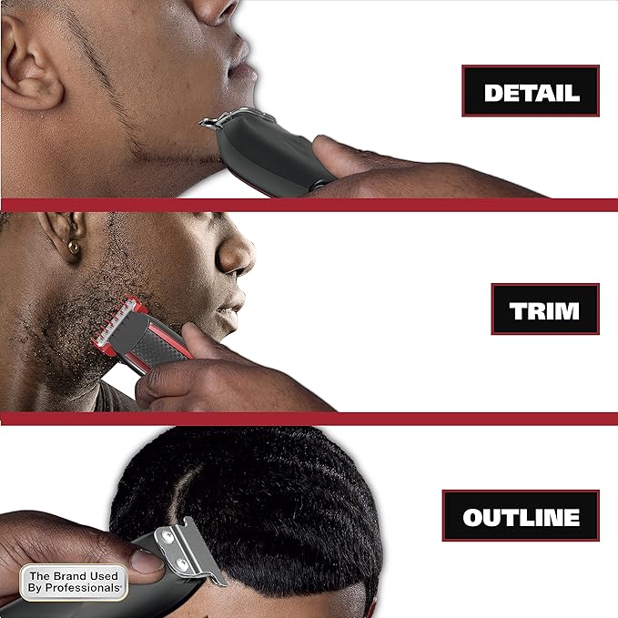 Wahl Edge Pro Bump Free Corded Beard Trimmer & Touch-Up Groomer for Men