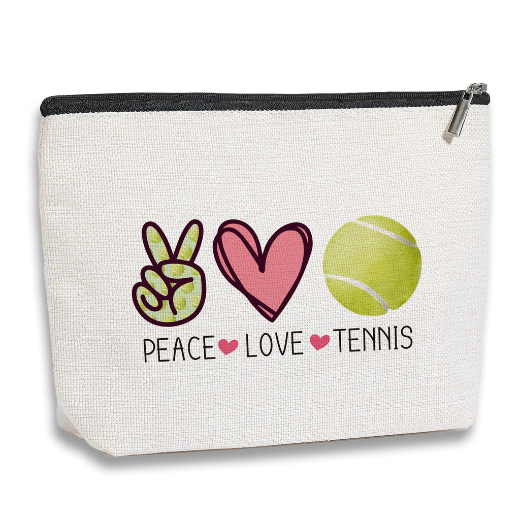 kdxpbpz Tennis Gifts Makeup Bag Cosmetics Bag