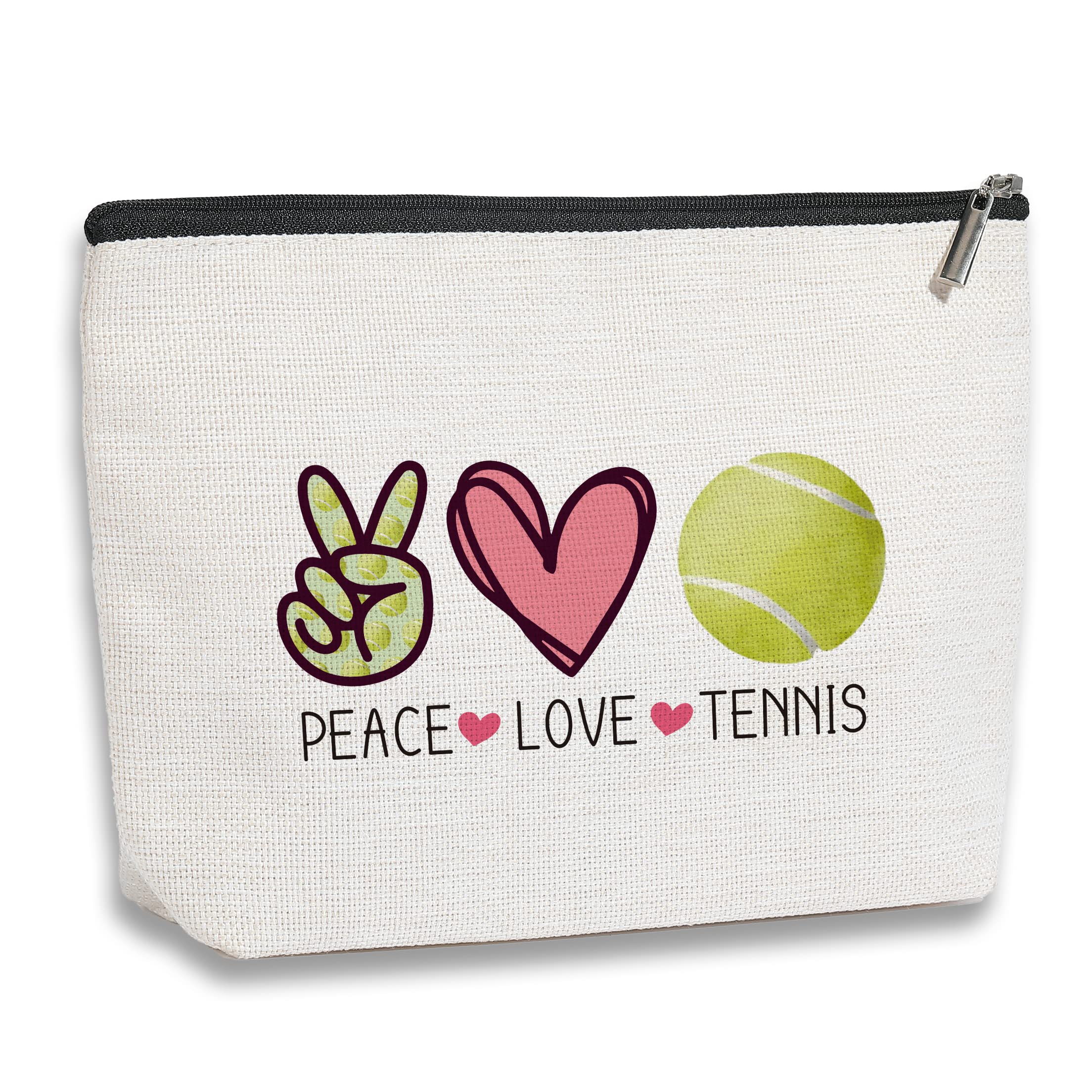 kdxpbpz Tennis Gifts Makeup Bag Cosmetics Bag
