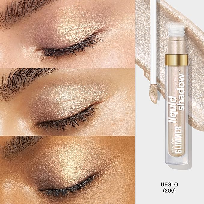 REVLON Glimmer Liquid Shadow, 206 UFGlo, 0.10 fl oz