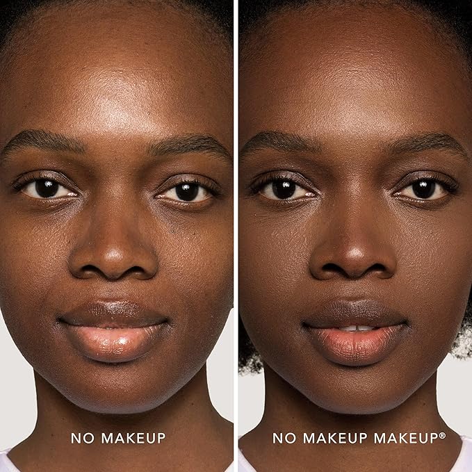 No Makeup Makeup Foundation & Brush Duo, Cream-Balm Formula, Warm Deep