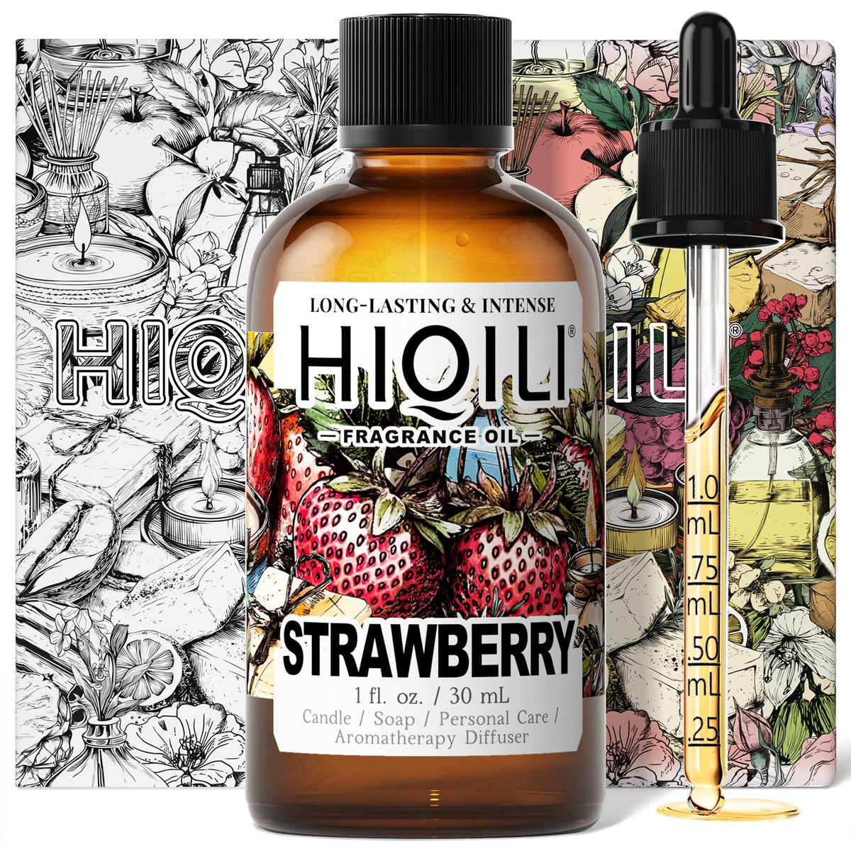 HIQILI Grape Fragrance Oil for Diffusers, Perfume & Room Spray - 5.07 Fl Oz