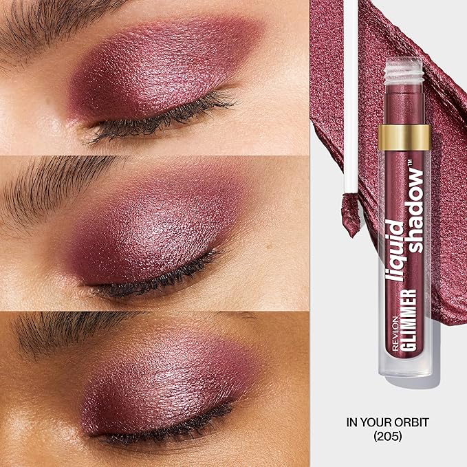 REVLON Glimmer Liquid Shadow, 205 In Your Orbit, 0.10 fl oz