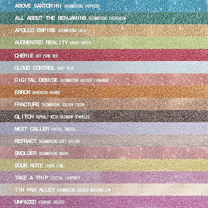 aboutface Fractal Glitter Eye Paint | Shimmering Mauve | 0.13oz