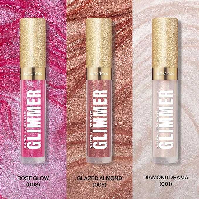 REVLON Super Lustrous Glimmer Gloss Gift Set, 3-Piece