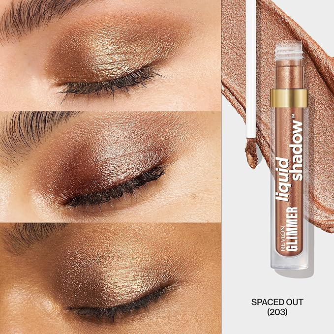 REVLON Glimmer Liquid Shadow, 203 Spaced Out, 0.10 fl oz