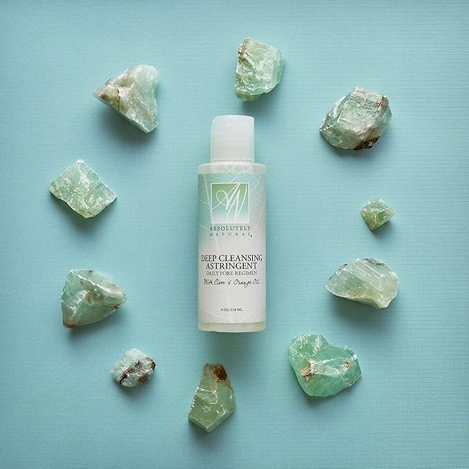 Absolutely Natural - Deep Cleansing Face Astringent Helps with Oily Skin & Acne Face Wash with Clove and Orange Oil Made in the U.S.