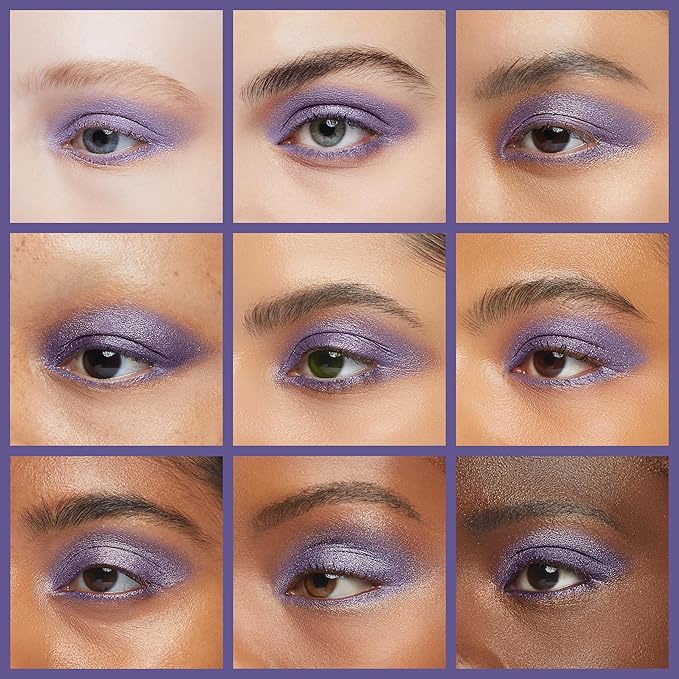 Pure Ziva Indigo Denim Navy Blue Purple Violet Opaque Pressed Powder Single Vegan Eyeshadow; Talc, Paraben & Cruelty Free